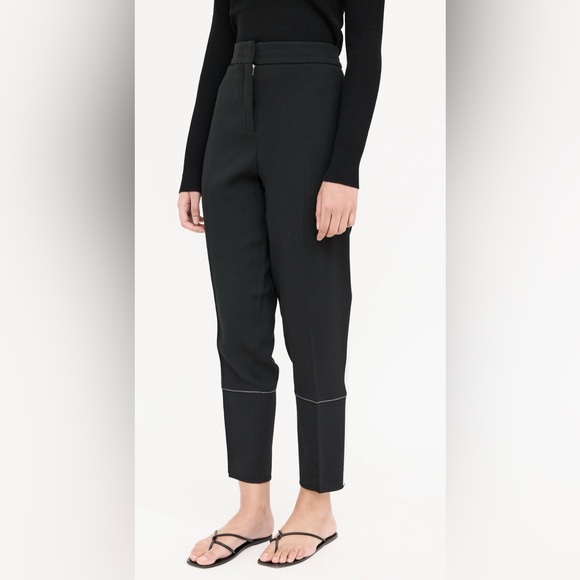 Proenza Schouler Pants - Proenza Schouler Black Cropped Trousers